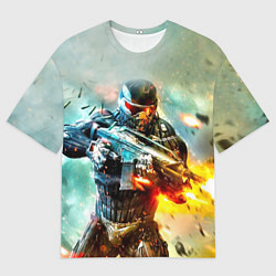 Мужская футболка оверсайз CRYSIS