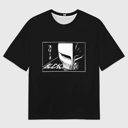 Мужская футболка оверсайз Bleach, Ichigo Hollow Mask / 3D-принт – фото 1