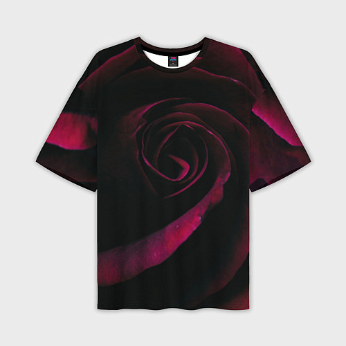 Мужская футболка оверсайз Dark Rose / 3D-принт – фото 1