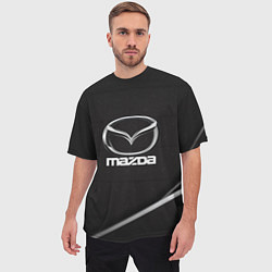 Футболка оверсайз мужская MAZDA, цвет: 3D-принт — фото 2