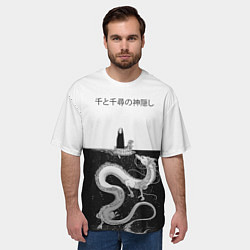 Футболка оверсайз мужская Унесённые призраками, цвет: 3D-принт — фото 2