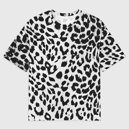 Мужская футболка оверсайз ЯГУАР ТЕКСТУРА / 3D-принт – фото 1