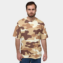 Футболка оверсайз мужская МИЛИТАРИ, цвет: 3D-принт — фото 2