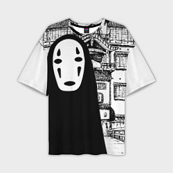 Мужская футболка оверсайз No-Face Spirited Away Ghibli
