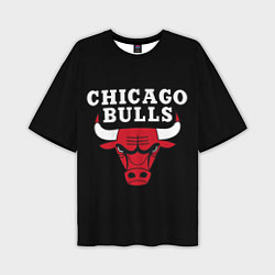 Футболка оверсайз мужская CHICAGO BULLS, цвет: 3D-принт