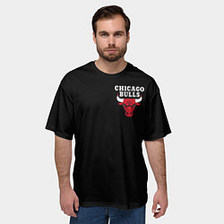 Футболка оверсайз мужская CHICAGO BULLS, цвет: 3D-принт — фото 2