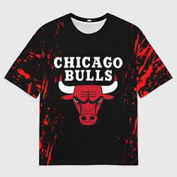 Футболка оверсайз мужская CHICAGO BULLS, цвет: 3D-принт