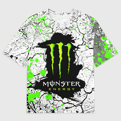 Мужская футболка оверсайз MONSTER ENERGY Z / 3D-принт – фото 1