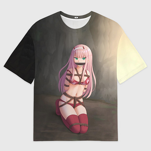 Мужская футболка оверсайз Милый во Франксе / 3D-принт – фото 1