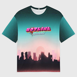 Мужская футболка оверсайз HOTLINE MIAMI
