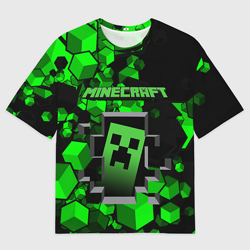 Мужская футболка оверсайз Minecraft / 3D-принт – фото 1