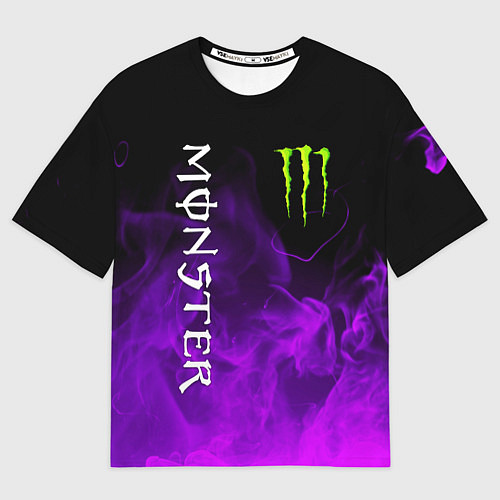 Мужская футболка оверсайз MONSTER ENERGY / 3D-принт – фото 1