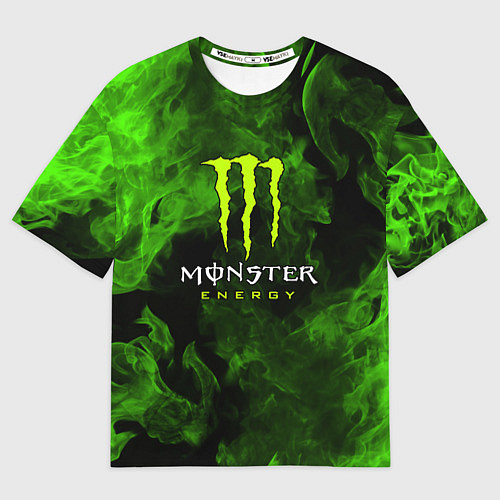 Мужская футболка оверсайз MONSTER ENERGY / 3D-принт – фото 1