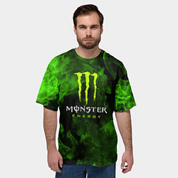 Футболка оверсайз мужская MONSTER ENERGY, цвет: 3D-принт — фото 2