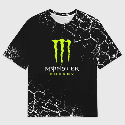 Мужская футболка оверсайз MONSTER ENERGY / 3D-принт – фото 1