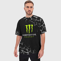 Футболка оверсайз мужская MONSTER ENERGY, цвет: 3D-принт — фото 2