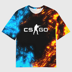 Мужская футболка оверсайз CS GO