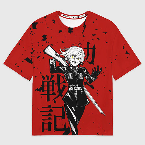 Мужская футболка оверсайз Дьявол / 3D-принт – фото 1