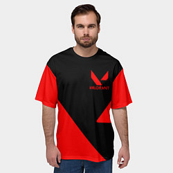 Футболка оверсайз мужская VALORANT, цвет: 3D-принт — фото 2