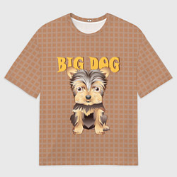 Футболка оверсайз мужская Большой пёс, цвет: 3D-принт