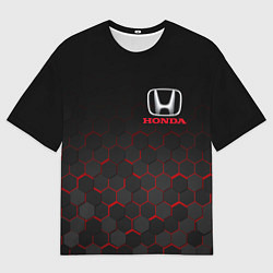 Футболка оверсайз мужская HONDA, цвет: 3D-принт