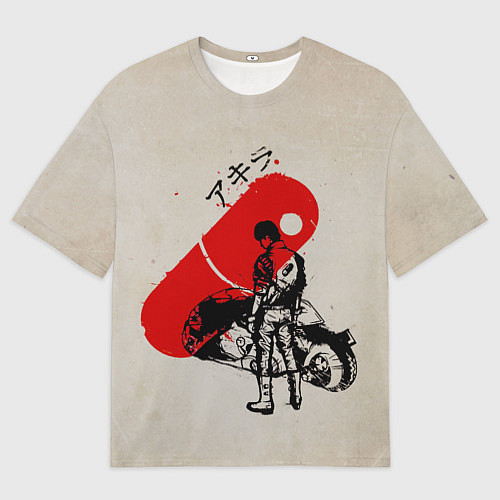 Мужская футболка оверсайз Ink / 3D-принт – фото 1