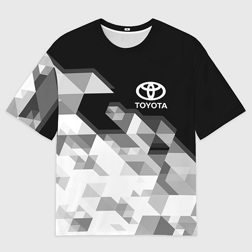 Мужская футболка оверсайз TOYOTA / 3D-принт – фото 1