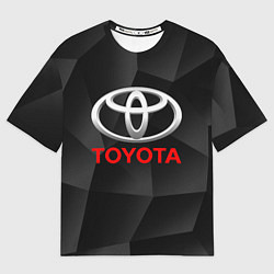 Футболка оверсайз мужская TOYOTA, цвет: 3D-принт