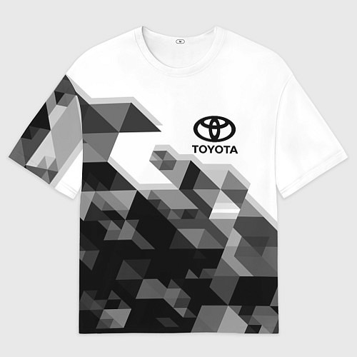Мужская футболка оверсайз TOYOTA / 3D-принт – фото 1