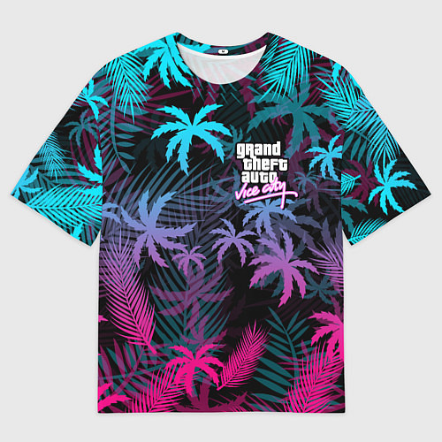 Мужская футболка оверсайз GTA VICE CITY / 3D-принт – фото 1