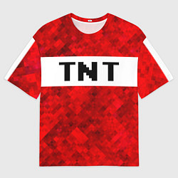 Футболка оверсайз мужская Minecraft, цвет: 3D-принт