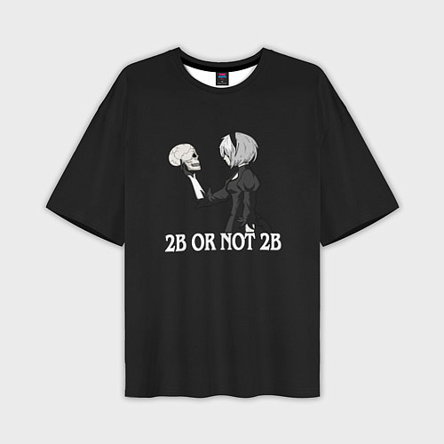 Мужская футболка оверсайз 2B / 3D-принт – фото 1