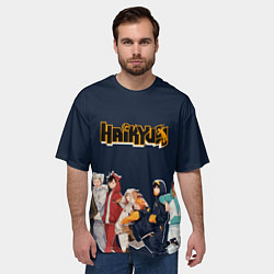 Футболка оверсайз мужская Haikyuu, цвет: 3D-принт — фото 2