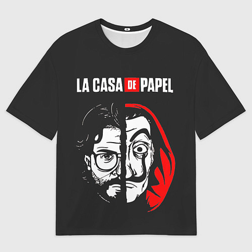 Мужская футболка оверсайз La casa de papel / 3D-принт – фото 1