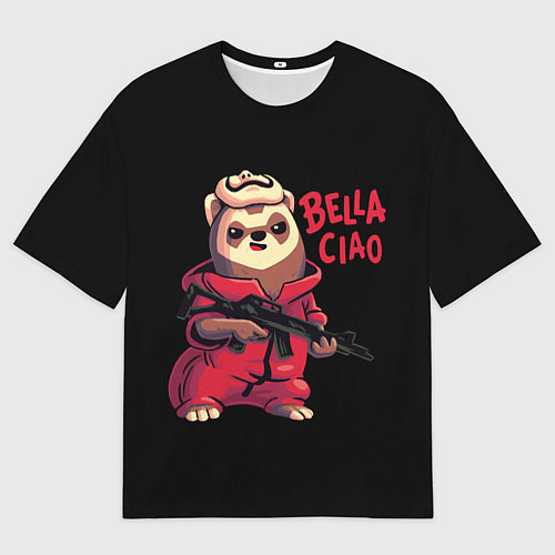 Мужская футболка оверсайз Bella Ciao / 3D-принт – фото 1