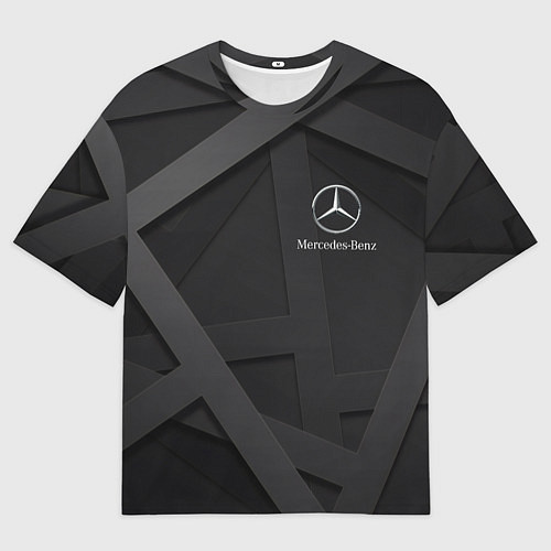 Мужская футболка оверсайз MERCEDES / 3D-принт – фото 1