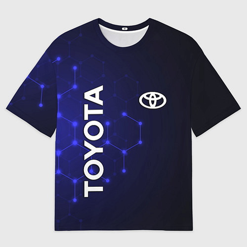 Мужская футболка оверсайз TOYOTA / 3D-принт – фото 1