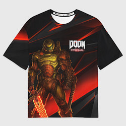 Футболка оверсайз мужская DOOM ETERNAL, цвет: 3D-принт