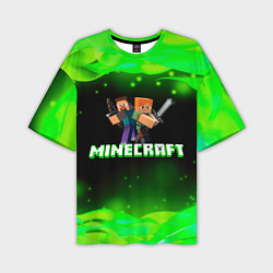 Мужская футболка оверсайз Minecraft 1