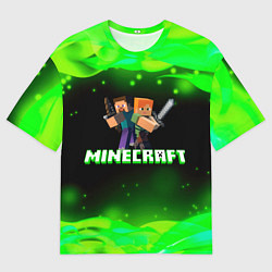 Мужская футболка оверсайз Minecraft 1