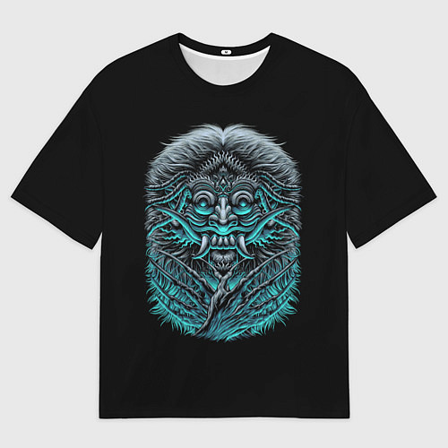 Мужская футболка оверсайз Баба-Яга Ведьма / 3D-принт – фото 1