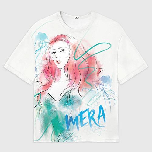 Мужская футболка оверсайз MERA / 3D-принт – фото 1
