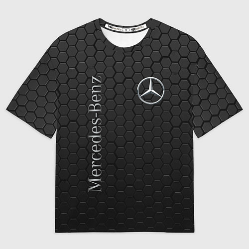 Мужская футболка оверсайз MERCEDES-BENZ / 3D-принт – фото 1