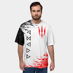 Футболка оверсайз мужская THE WITCHER, цвет: 3D-принт — фото 2