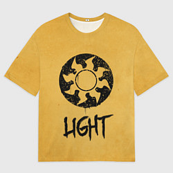 Мужская футболка оверсайз Emblems Light