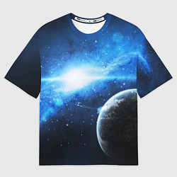 Футболка оверсайз мужская Космос, цвет: 3D-принт