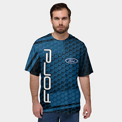 Футболка оверсайз мужская FORD, цвет: 3D-принт — фото 2