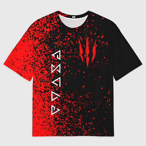 Мужская футболка оверсайз The Witcher / 3D-принт – фото 1