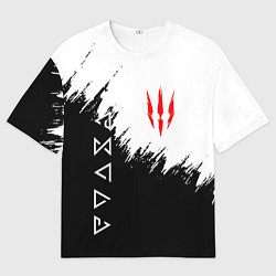 Футболка оверсайз мужская The Witcher, цвет: 3D-принт