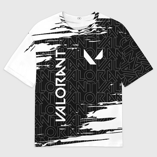 Мужская футболка оверсайз VALORANT ВАЛОРАНТ / 3D-принт – фото 1